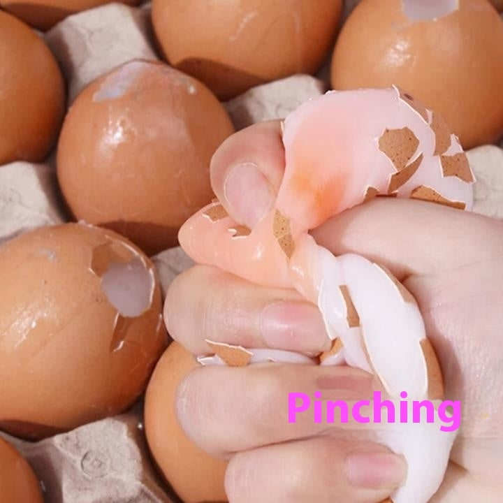 Egg Squishy – Realistic Egg & Quail Egg Squeeze Stress Relief Toy