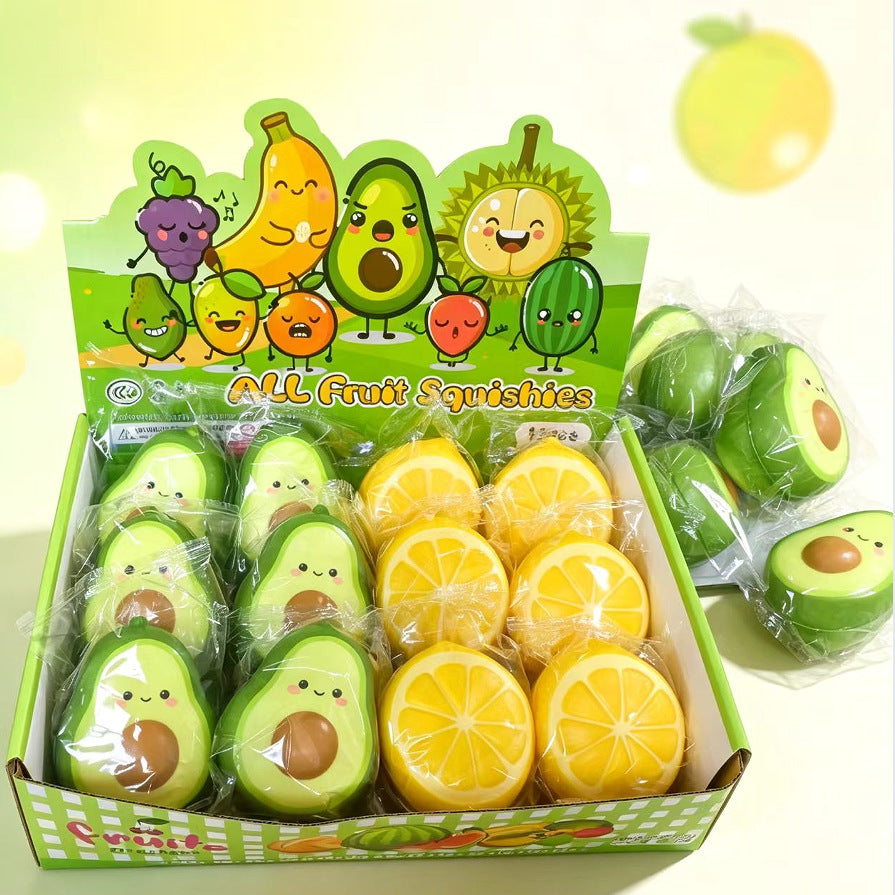 Lemon & Avocado Slow-Rise Squishy
