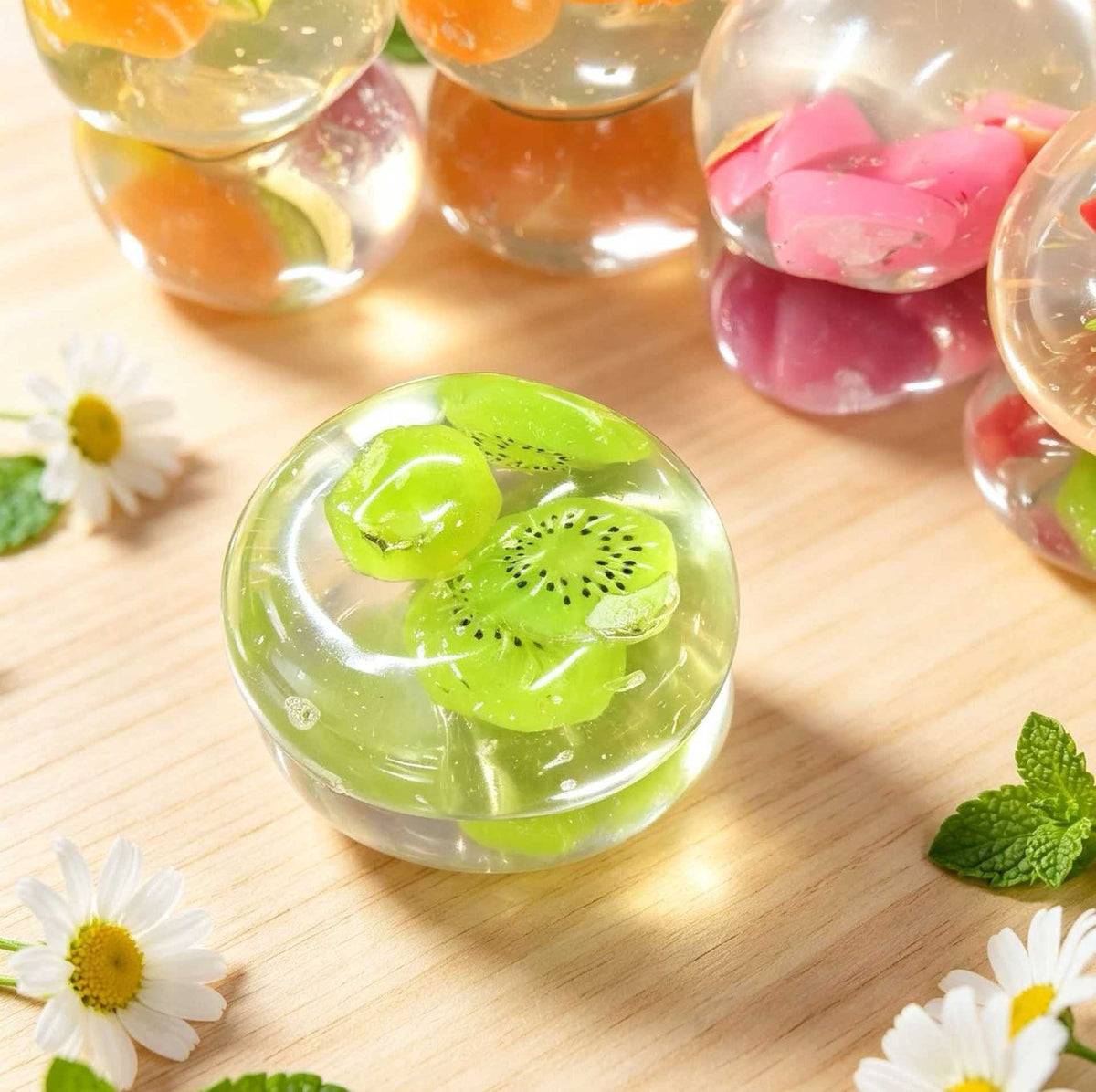Fruit Jelly Gel Squishy – Soft Petroleum Jelly Texture Stress Relief Toy