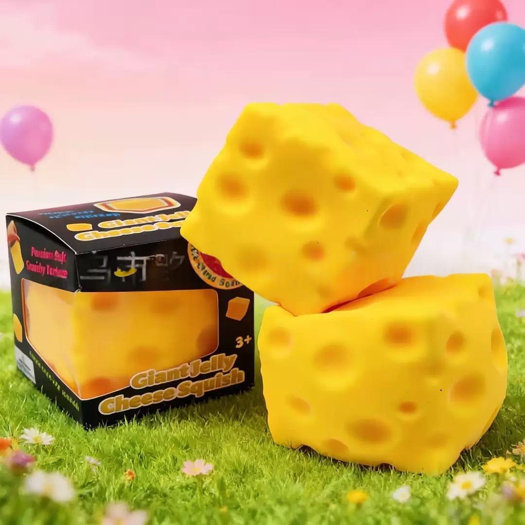 Cheese Cube Slow-Rise Squishy