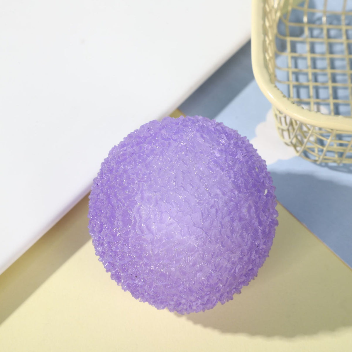 Frosted Squeeze Ball Squishy – Soft Stress Relief Fidget Toy