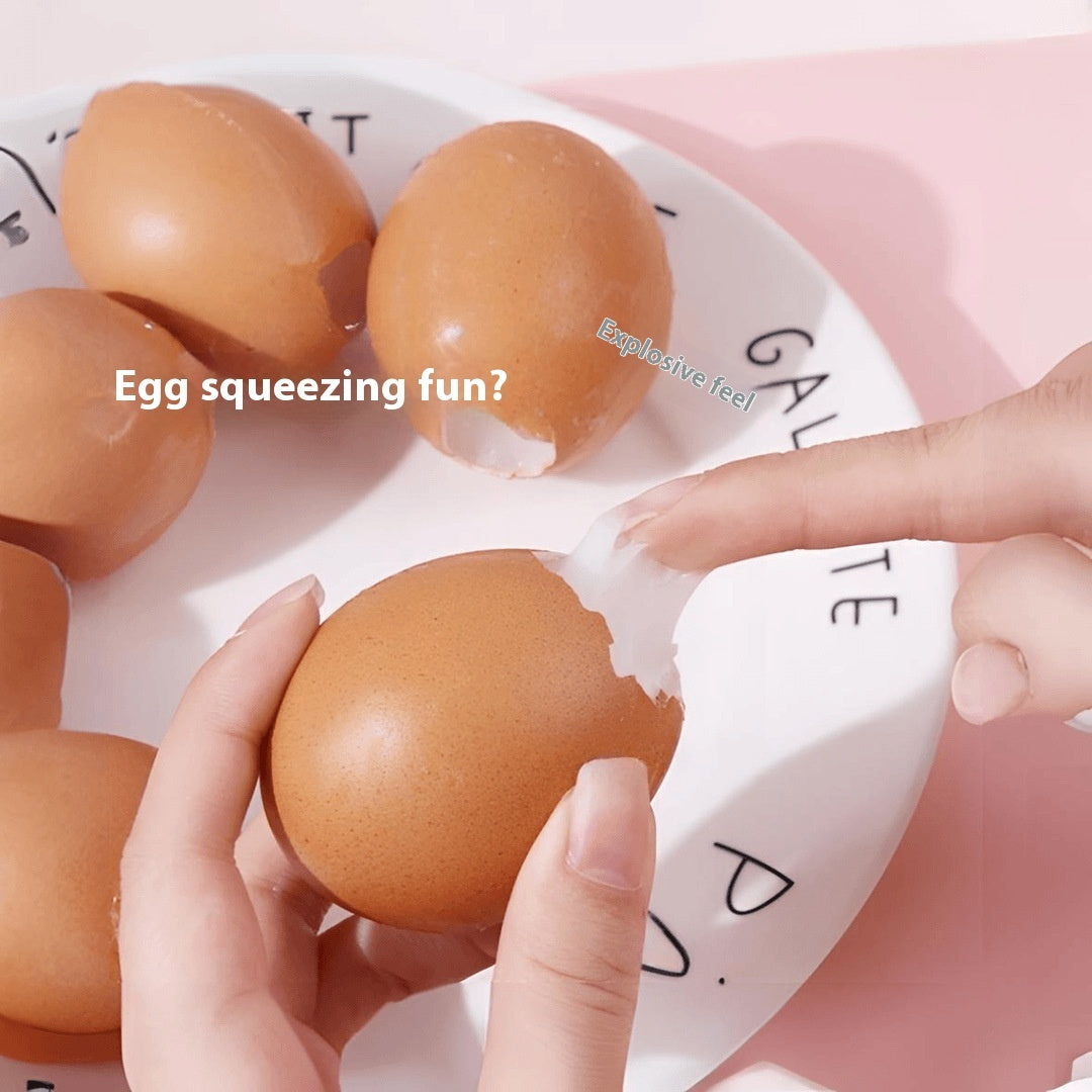 Egg Squishy – Realistic Egg & Quail Egg Squeeze Stress Relief Toy
