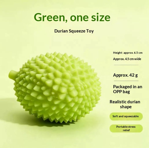 Spiky Durian Squishy – Squeeze Stress Relief Toy