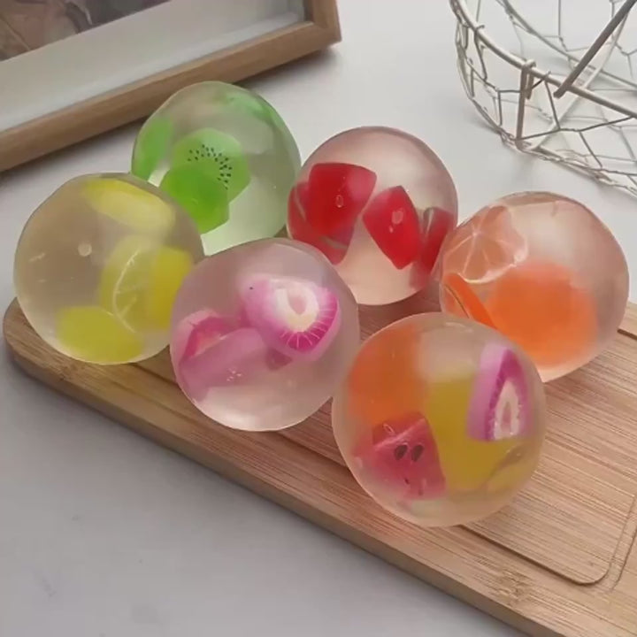 Fruit Jelly Gel Squishy – Soft Petroleum Jelly Texture Stress Relief Toy